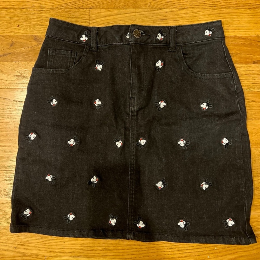 Disney denim skirt